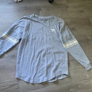 VS PINK Grey Long Sleeve